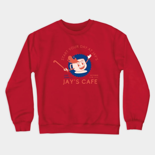 Jays Cafe Dark Crewneck Sweatshirt by Psilab